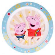 Alum Plastový talíř Prasátko Pepa Kindness Counts - modrobílý - Children's Plate