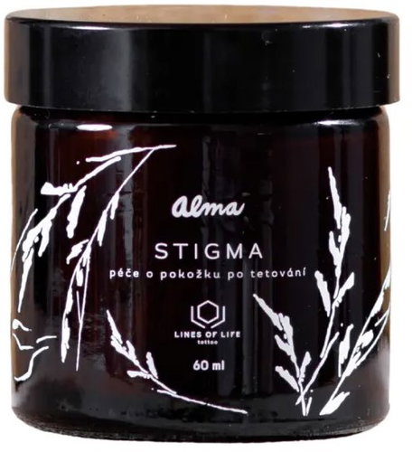 Alma Stigma - Healing Cream for Tattoos, Scars, Stretch Marks, and Burns; Accelerates Healing 60ml - Body Cream - Main image