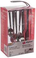 Alpina Set of stainless steel cutlery 16 pieces in stand - Cutlery Set