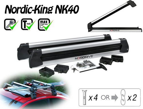 Nordrive Nordic King Evo 4 pár síléchez/2 snowboardhoz - Síléctartó - Fő fotó