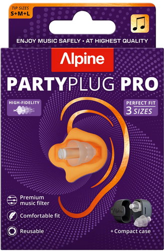 ALPINE Partyplug Pro transparent - Hearing Protection - Main image