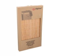 Alpina ED-249795prir bambus skládací přírodní 40 × 30 × 56 cm - Laundry Basket