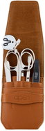 ALPEN Manicure set Nickel leather 5 pcs, Tabacco - Manicure Set