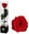 Preserved Rose on a 30cm stem, fuchsia