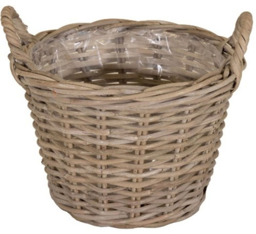 ALTX Proutěný koš kubu ratan 39 cm - Flower Pot - Main image