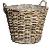 ALTX Proutěný koš kubu ratan 42 × 31 cm - Flower Pot