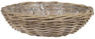 ALTX Proutěná miska kubu ratan 41 × 12 cm - Flower Pot