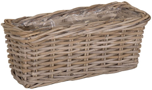 ALTX Proutěný kubu ratan 40 cm - Flower Box - Main image