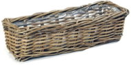 ALTX Proutěný kubu ratan 50 × 16 cm - Flower Box