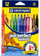 Centropen Just Perfect Markers 12 pcs - Felt Tip Pens