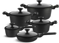 Alum Marble pots and pans set 10 pcs - Cookware Set