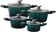 Alum Pot set 8 pcs, green - Cookware Set