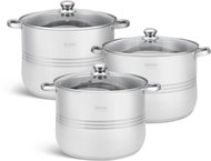Alum Stainless steel pot set 6 pcs XL - Cookware Set