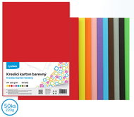 Drawing cardboard coloured A4/220g mix 50 pcs - Colour Paper