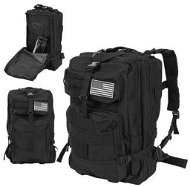 Čierny XL vojenský batoh - Turistický batoh
