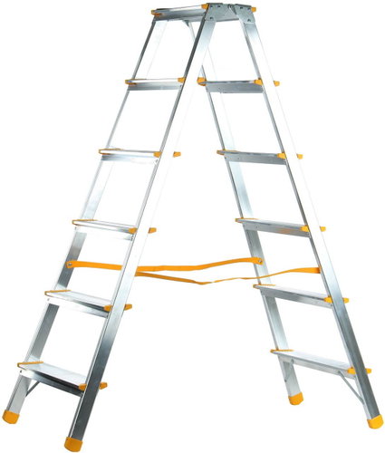 ALVE Eurostyl Double-Sided Steps Al 6 - Stepladder - Main image