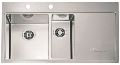 ALVEUS Pure 60 - left - Stainless Steel Sink - Main image