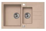 Alveus Rock 70-G 55 beige - Granite Sink