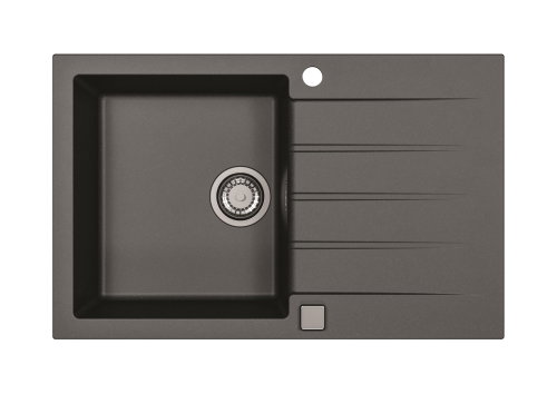 ALVEUS Cadit 20 G 91 Black - Granite Sink - Main image