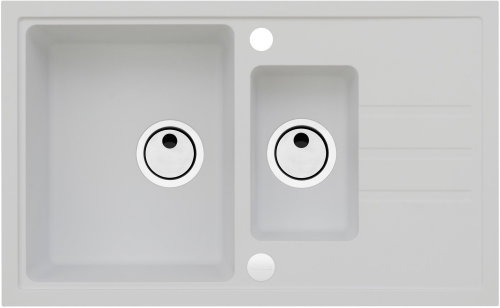 ALVEUS Intermezzo 70 G 11 White - Granite Sink - Main image