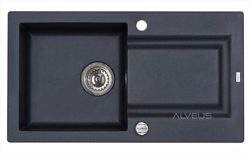 ALVEUS FALCON 30 G 91 Black - Granite Sink - Main image