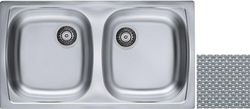 ALVEUS Basic 160 fi 90 DEK - Stainless Steel Sink - Main image