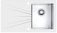 ALVEUS Karat 10 white right - Glass Sink