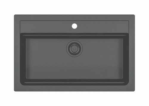 Alveus Atrox 40 91 Black Addition - Granite Sink - Main image