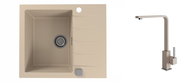 ALVEUS CADIT 10 55 + AFRA 55 Tap Assembly - Kitchen Sink and Tap Set