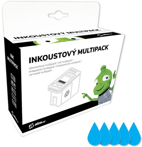 Alza CLI-521C Multipack Cyan 5pcs for Canon Printers Main image Alza CLI-521C Multipack Cyan 5pcs for Canon Printers - Compatible Ink - Main image