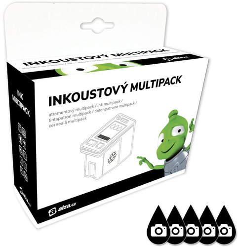Alza CLI-526BK Multipack Black 5pcs for Canon Printers - Compatible Ink - Main image