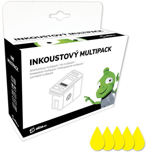 Alza CLI-8Y Multipack sárga, 5 db - Canon nyomtatókhoz - Utángyártott tintapatron - Fő fotó