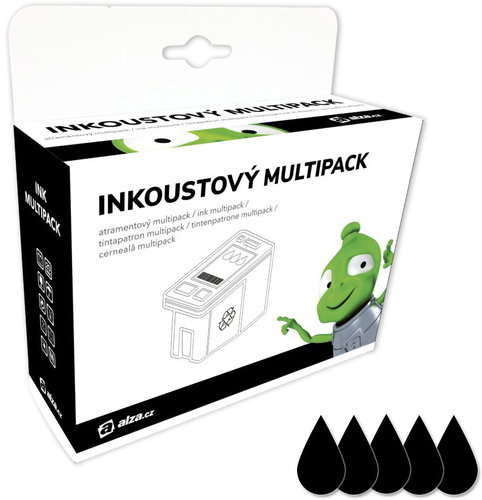Alza PGI-5BK Multipack Black 5pcs for Canon Printers - Compatible Ink - Main image
