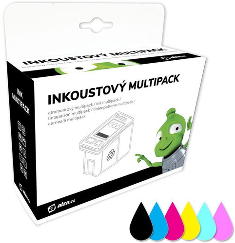 Alza T0807 BK/C/M/Y/LC/LM Multipack pro tiskárny Epson - Alternativní inkoust - Hlavní obrázek
