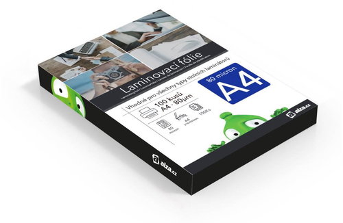 Alza A4/160 glänzend - 100 Stück Packung - Laminierfolie - Hauptbild