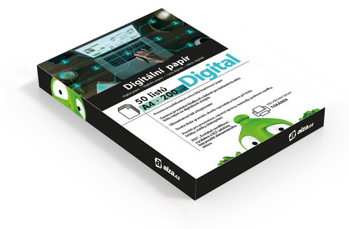 Alza Digital A4 Papier - 200 g - 50 Blätter - Kanzleipapier - Hauptbild