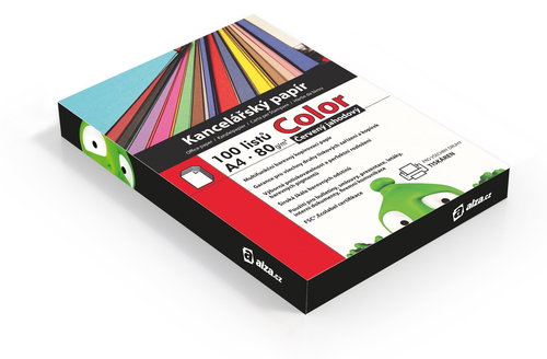 Alza Color A4 piros 80g 100 lap - Irodai papír - Fő fotó