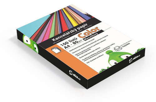Alza Color A4 barack 80g 100 lap - Irodai papír - Fő fotó