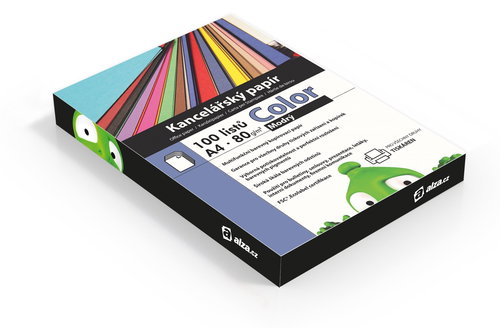 Alza Colour A4 Blue 80g 100 sheets - Office Paper - Main image