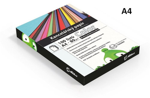 Alza Colour A4 Light Pastel Blue 80g 100 sheets - Office Paper - Main image