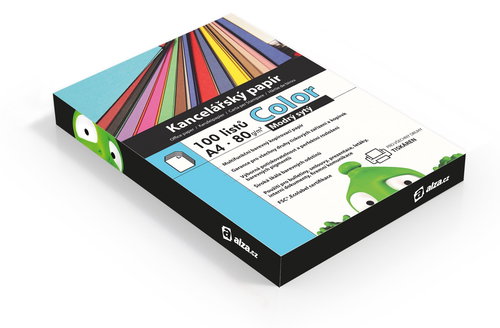Alza Colour A4 Deep Blue 80g 100 sheets - Office Paper - Main image