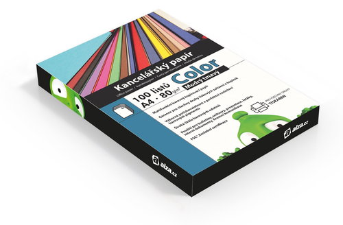 Alza Color A4 sötétkék 80g 100 lap - Irodai papír - Fő fotó