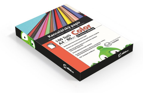 Alza Color A4 tégla-narancssárga 80g 100 lap - Irodai papír - Fő fotó