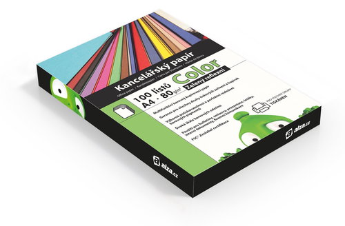 Alza Color A4 grün reflektierend 80g 100 Blatt - Kanzleipapier - Hauptbild