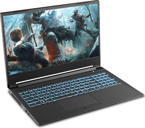 CLEVO NH55HKQ (Core i5-11400H, 15.6" 144Hz, WiFi, RTX 3050Ti) Black - Gaming Laptop - Main image