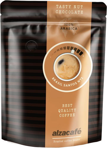 AlzaCafé Brasil Santos, szemes, 250g - Kávé - Fő fotó