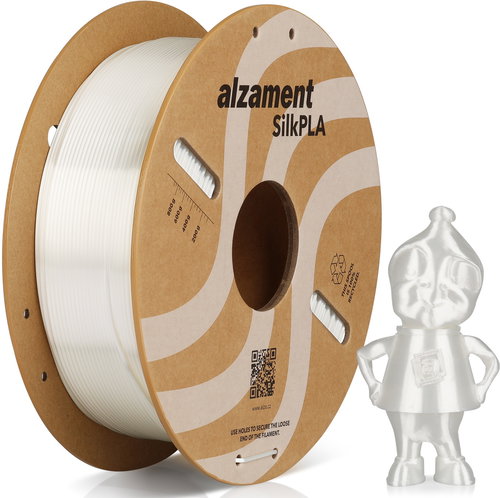 Alzament PLA Silk 1 kg White - Filament - Hauptbild