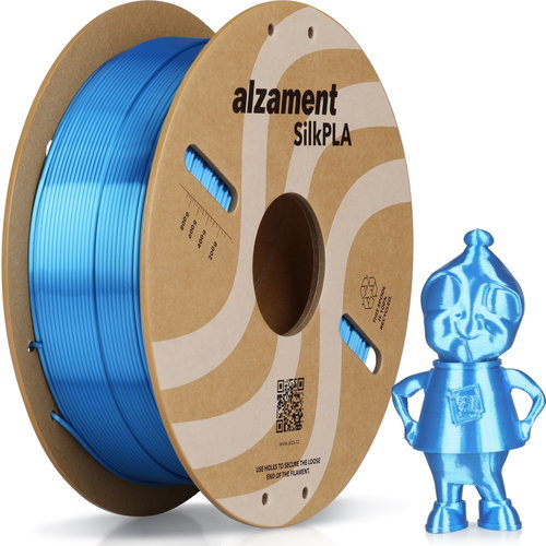 Alzament PLA Silk 1 kg Blue - Filament - Hauptbild