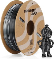 Alzament PLA Silk Candy 1 kg Black + Silver - Filament