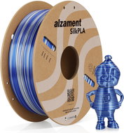 Alzament PLA Silk Candy 1 kg Blue + Silver - Filament